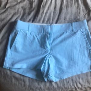 J. Crew baby blue Chino shorts